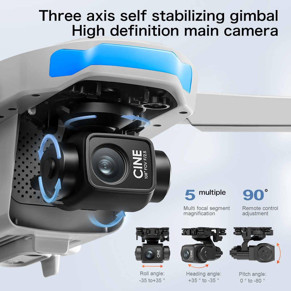 S-X1 MAX GPS Drone com Gimbal  - Drone Gimbal 3 Axis avaliação e preço