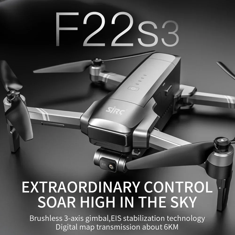 Quadricóptero RC dobrável SJRC - Drone Gimbal 3 Axis avaliação e preço