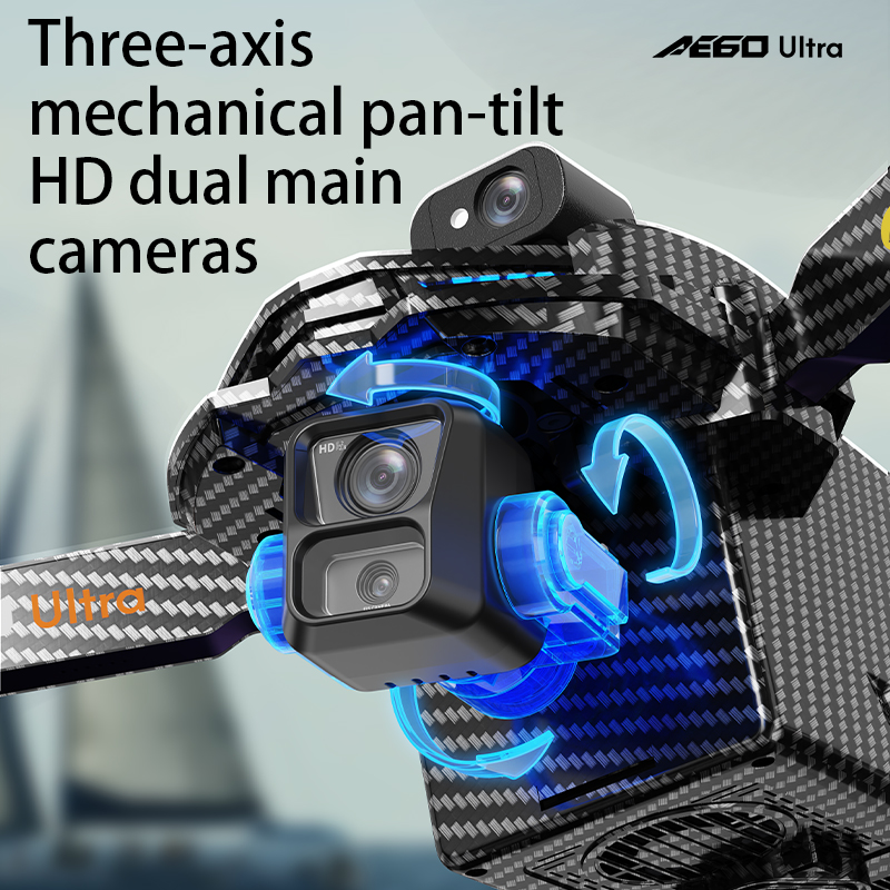 Ae60 gps drone profissional 8k - Drone Gimbal 3 Axis avaliação e preço