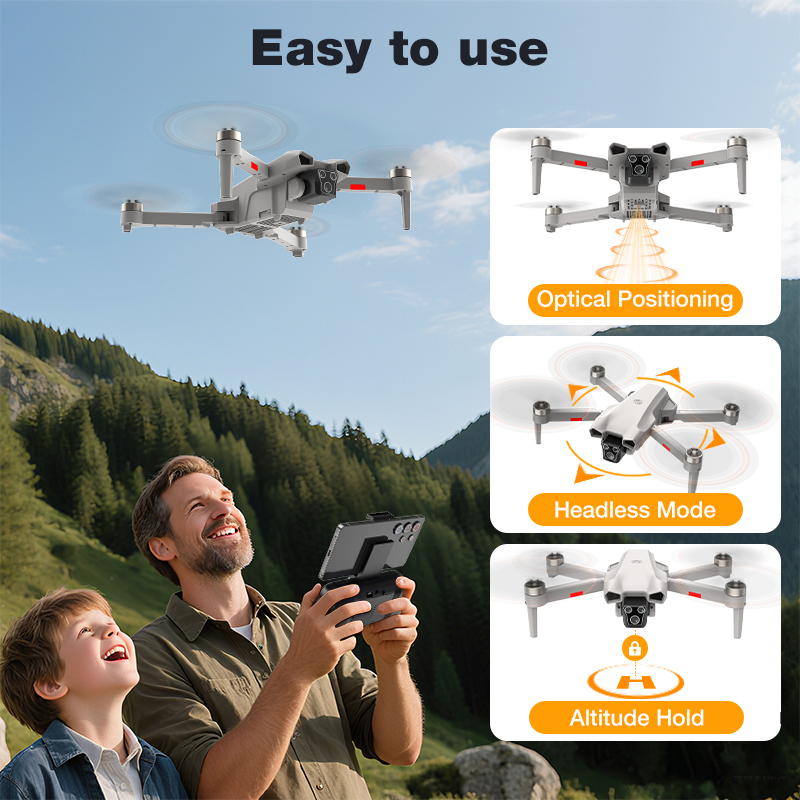 NOVO Drone L017 Pro Brushless  - Drone Gimbal 3 Axis avaliação e preço