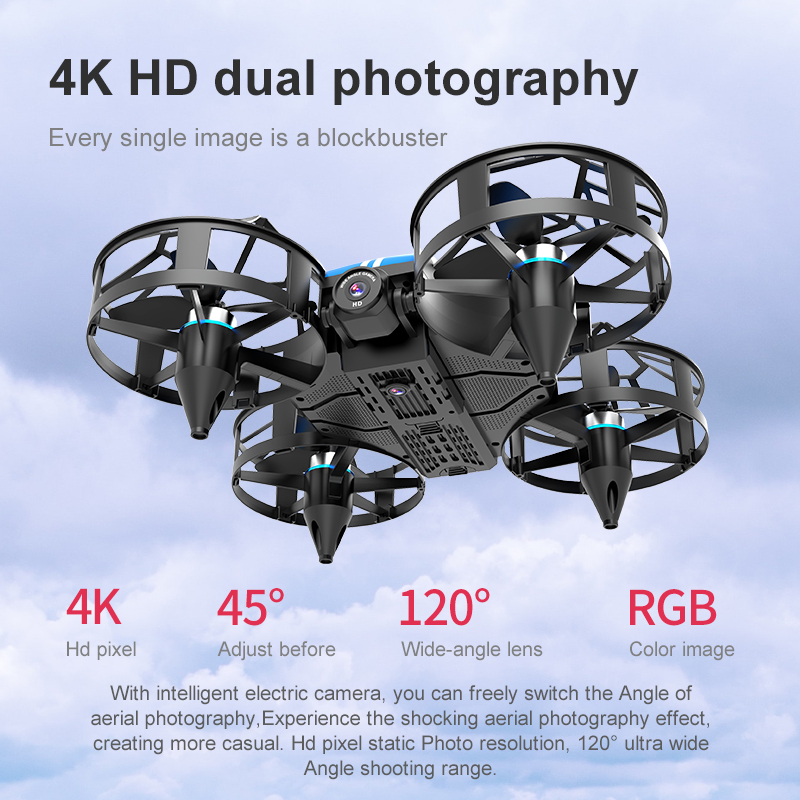 NEW Mini Drone 812PRO professi - Drone Gimbal Case avaliação e preço