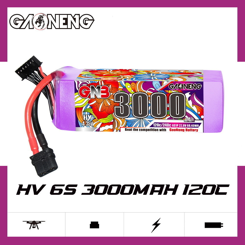 Bateria lipo gnb 6s 22.8v 3000 - Drone Gimbal Controller avaliação e preço